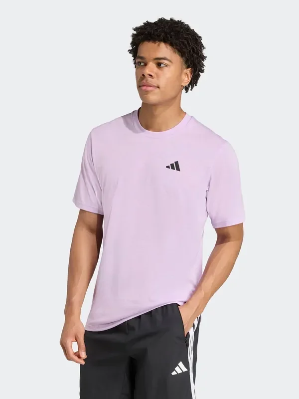 adidas Purple Train Essentials Feelready Training T-Shirt