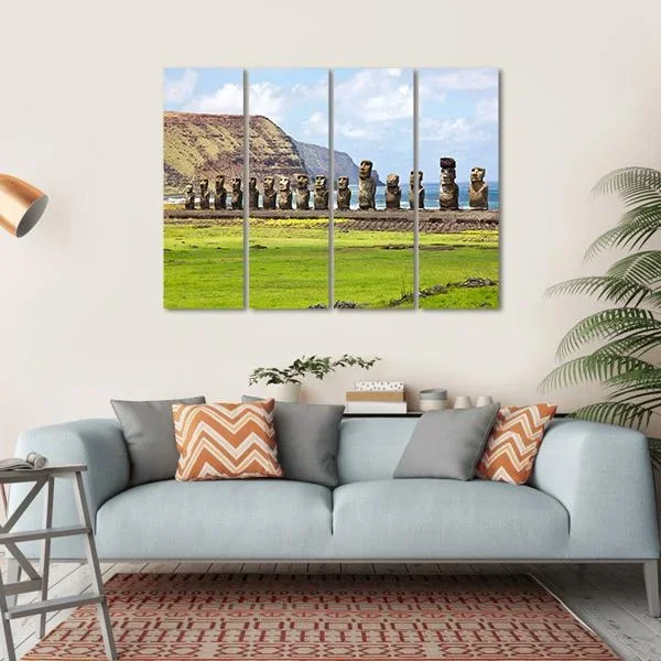 Ahu Tongariki Canvas Wall Art