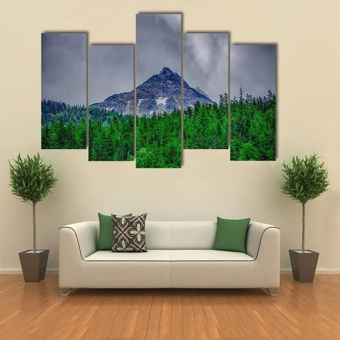 Alaska Rocky Mountains Canvas Wall Art