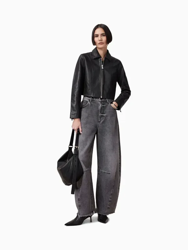AllSaints Black Alma Jacket