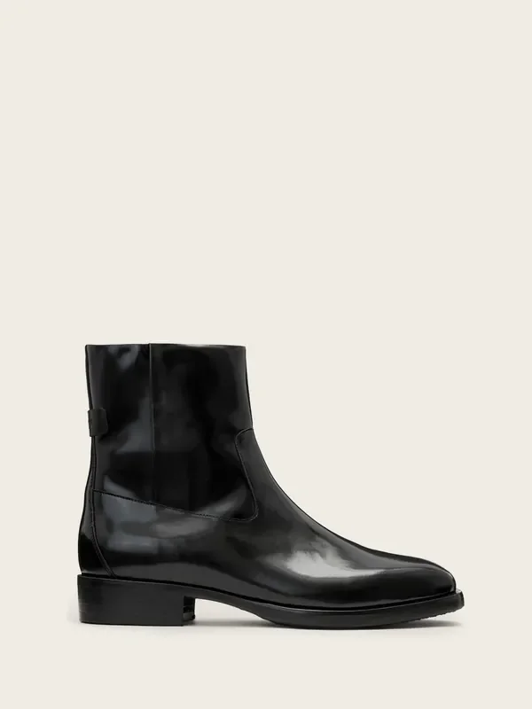AllSaints Black Milton Boots