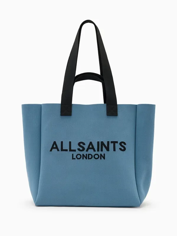 AllSaints Blue Izzy E/W Tote Bag