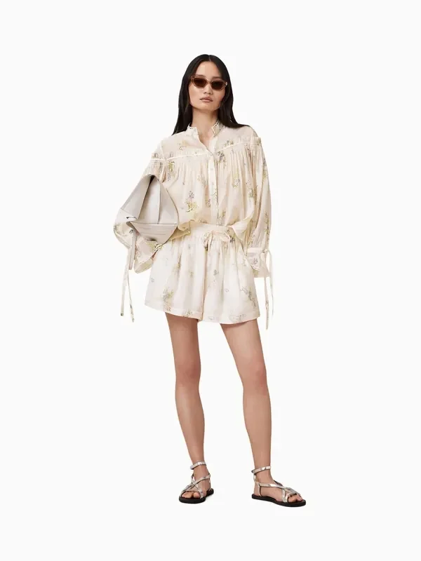 AllSaints Cream Delphine Shirt