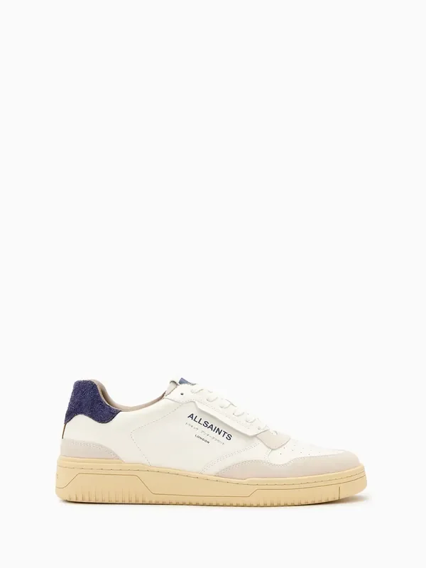 AllSaints Off White Regan Low Shoes