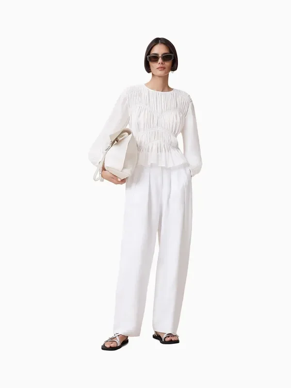AllSaints White Melani Top