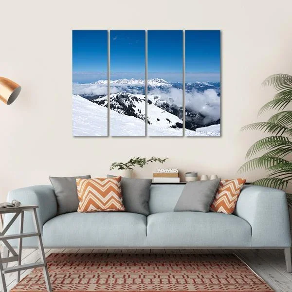 Alps From Mountain Austria Canvas Wall Art
