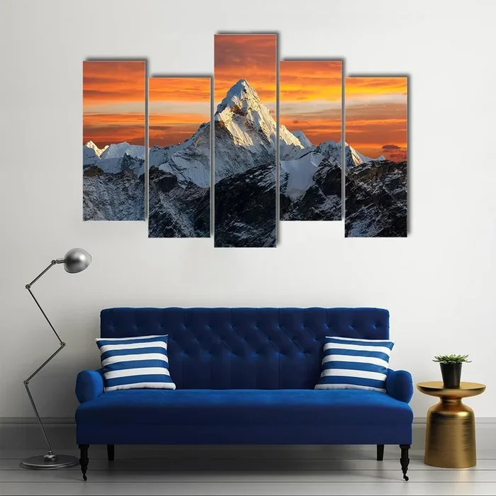 Ama Dablam Evening View Canvas Wall Art