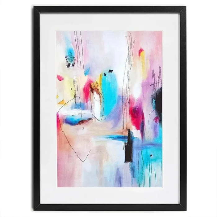 An Abstract Illustration Framed Art Print