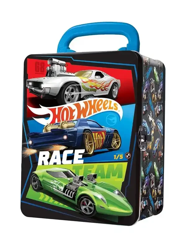 Ancory Hot Wheels Tin Car Storage Case