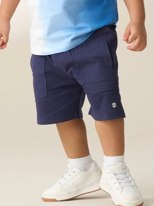 Angel & Rocket Blue Brody Mini Bermuda Shorts