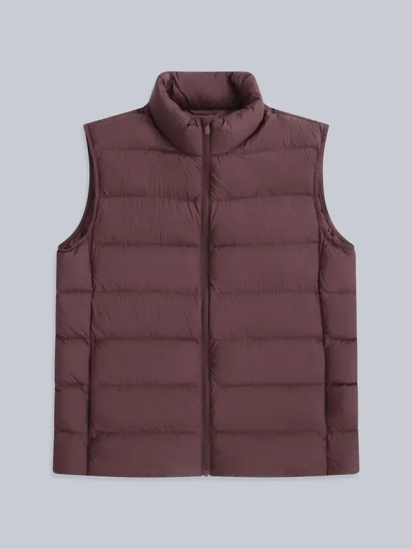 Animal Purple Lightweight Down Gilet