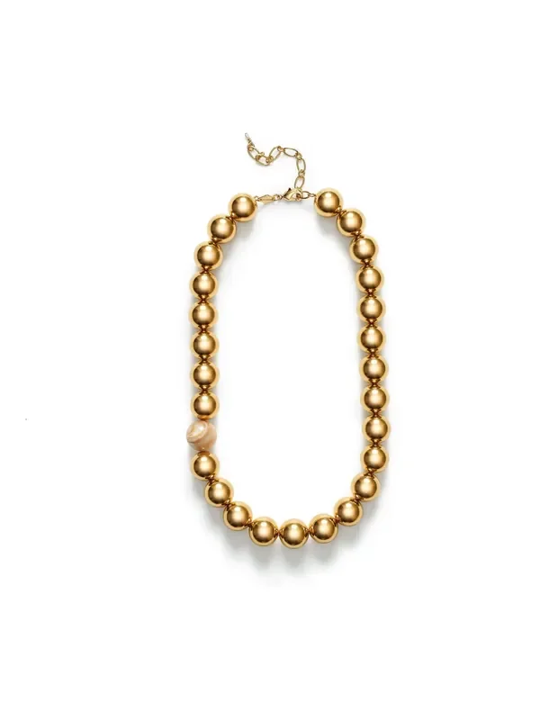 Anni Lu Gold Hi Ho Gold Tone Necklace Seasons
