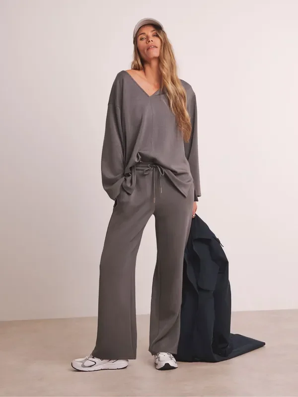 Anthology By JD Williams Grey Premium Wide Leg Jogger