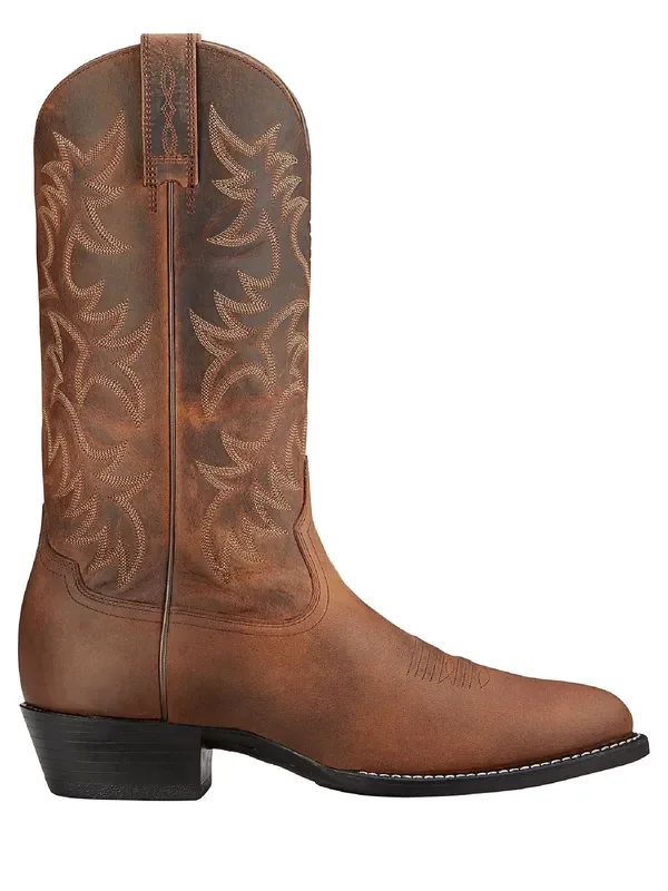 Ariat Brown Heritage Western R Toe Boots