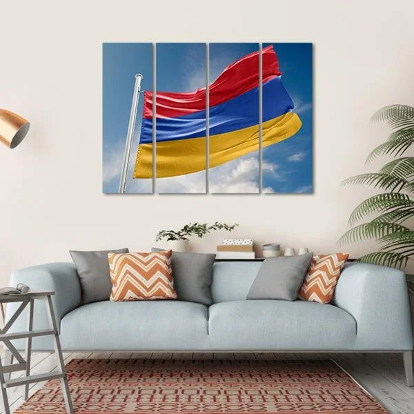 Armenia Flag Canvas Wall Art