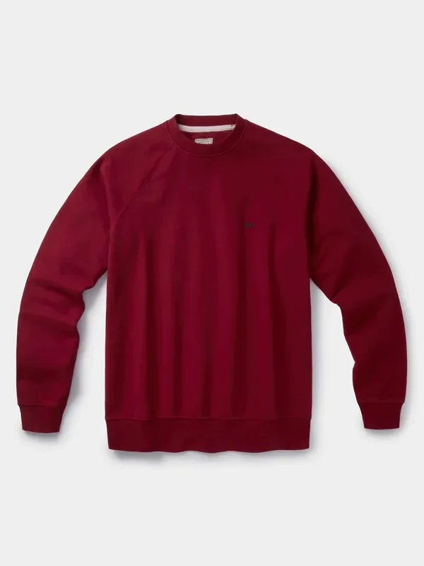 Aubin Red Ash Crew Neck 100% Cotton Jumper
