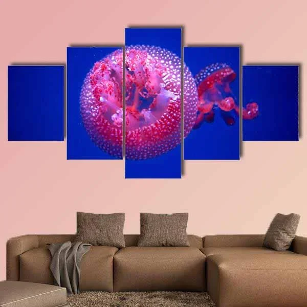 Australian Spotted Jellyfish Canvas Wall Art