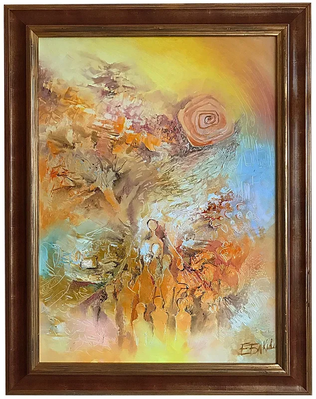 Аwareness Oil painting by Eleonora Bakalova
