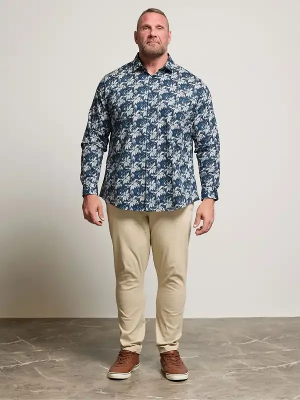 BadRhino Big & Tall Aqua Blue Premium Shirt