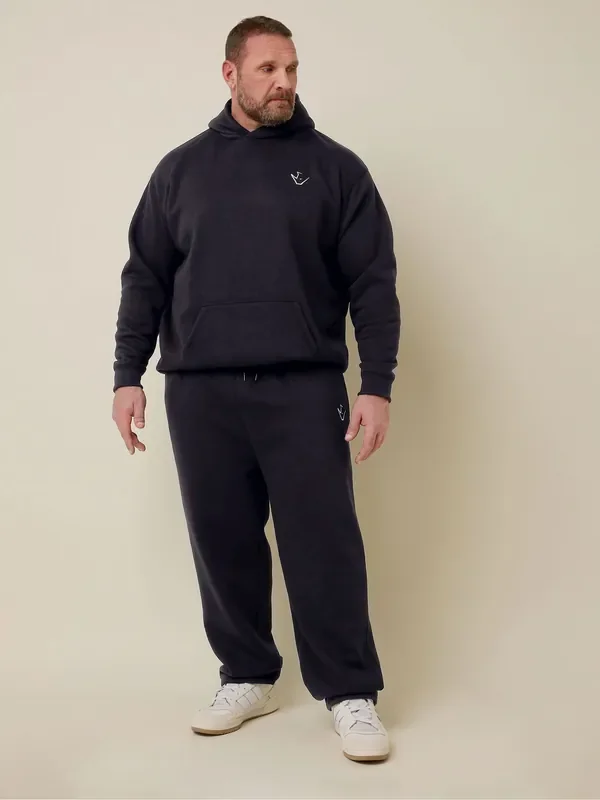 BadRhino Big & Tall Black IronRhino Logo Joggers