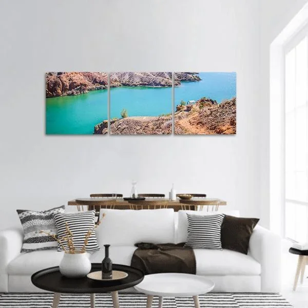 Balanced Rock Cove Panoramic Canvas Wall Art