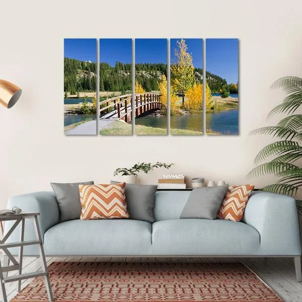 Banff National Park In Autumn Canvas Wall Art