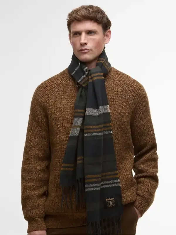Barbour Green Alston Scarf