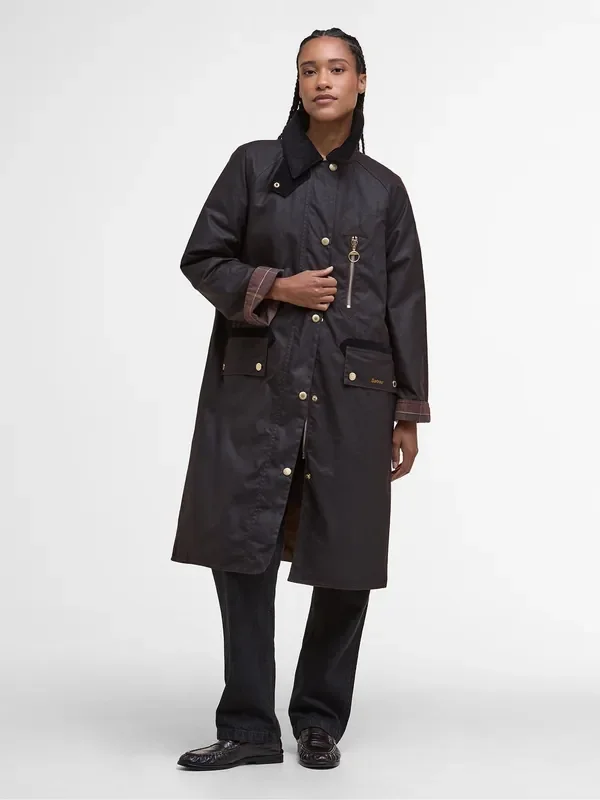 Barbour® Brown Evette Wax Rustic Coat