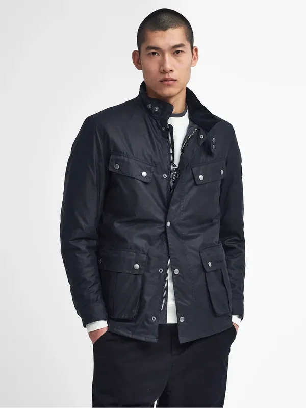 Barbour® International Blue Duke Wax Jacket