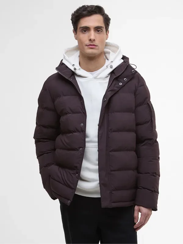 Barbour® International Red Daleson Puffer Java Re Coat