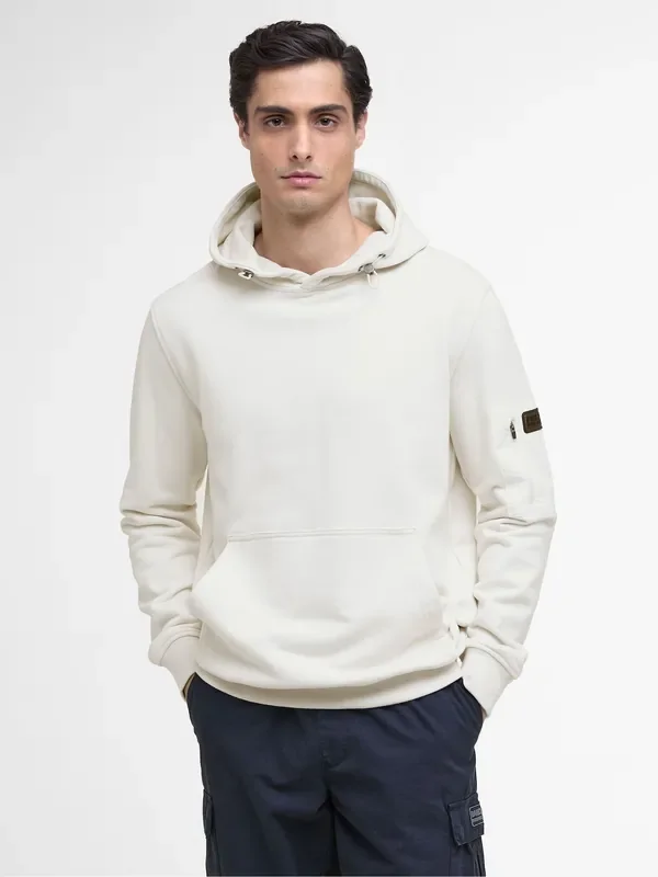 Barbour® International White Ewan Hoodie