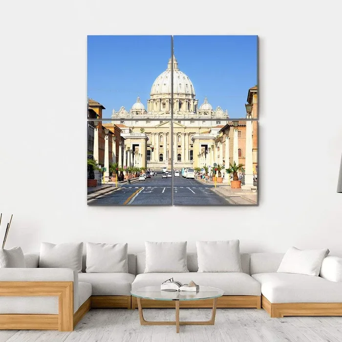 Basilica Di San Pietro Canvas Wall Art