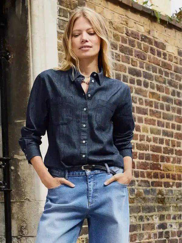 Baukjen Blue Hattie Denim Shirt