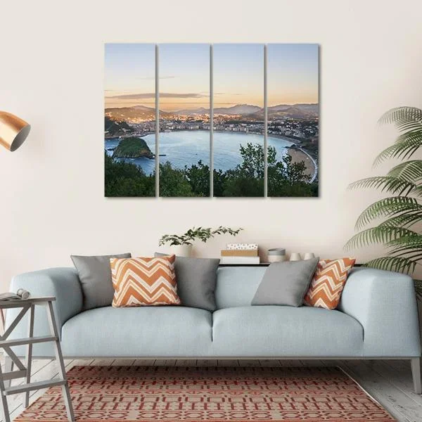 Bay Of San Sebastian Canvas Wall Art
