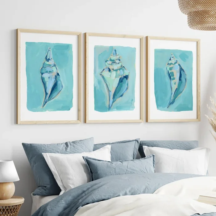 Beachside Treasures Triptych – Set of 3