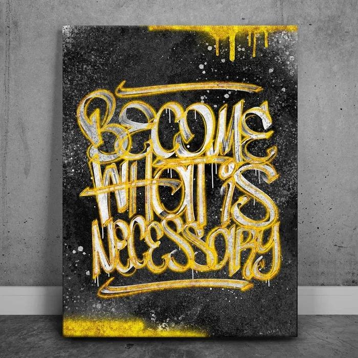 Become – Calligraphy Gold