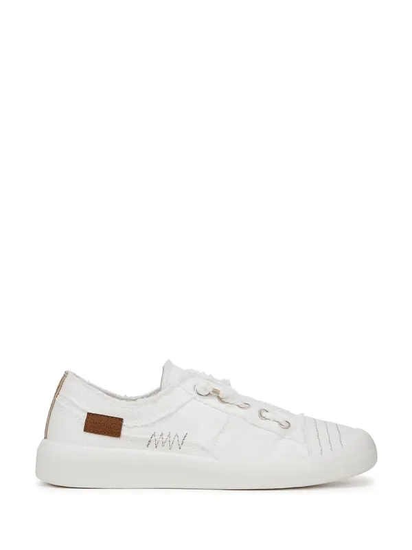 Blowfish Malibu Regular Fit Animal Print Beachside Slip On White Trainers