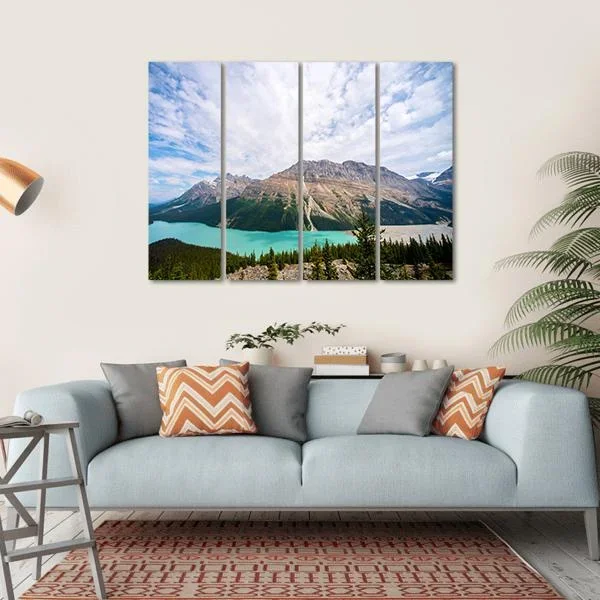 Blue Peyto Lake Canvas Wall Art