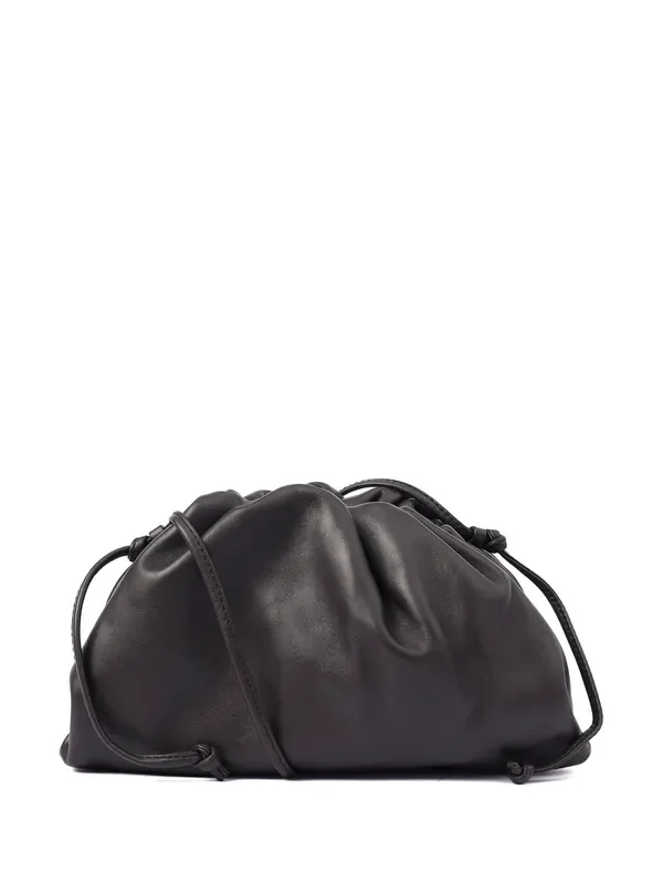 Bottega Veneta The Pouch Black Mini Pre-Loved Shoulder Bag