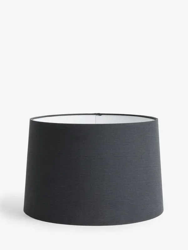 Charcoal Grey Plain Lamp Shade