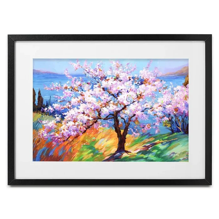 Cherry Blossom Glory Framed Art Print