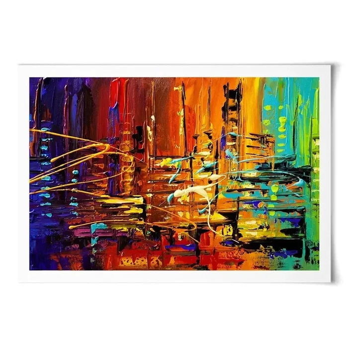 City Rush Art Print