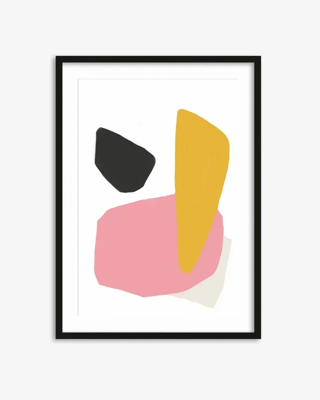 Colourful Shapes Art Print