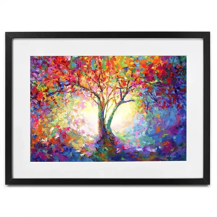 Colourful Tree Of Life Framed Art Print