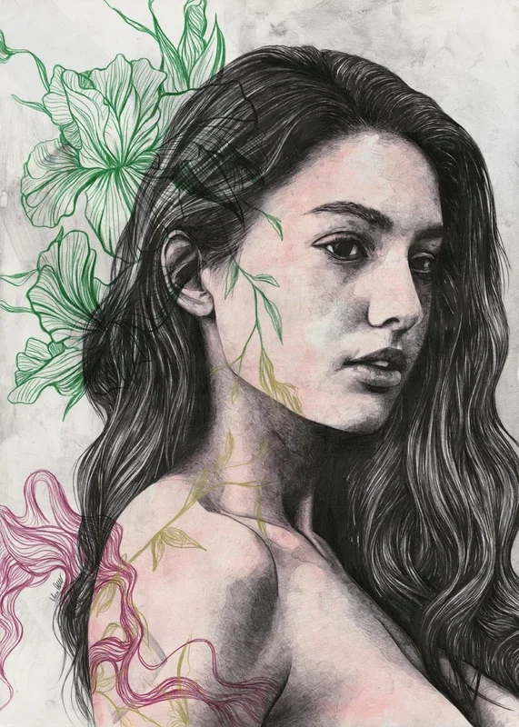 (?) Confusion (2024) Pencil drawing by Marco Paludet
