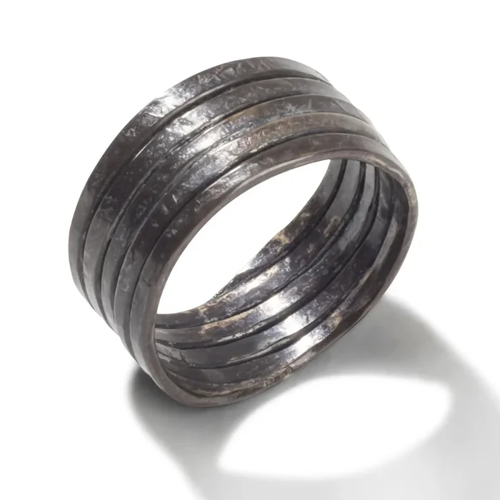 Cooper Ring – Oxidized Silver