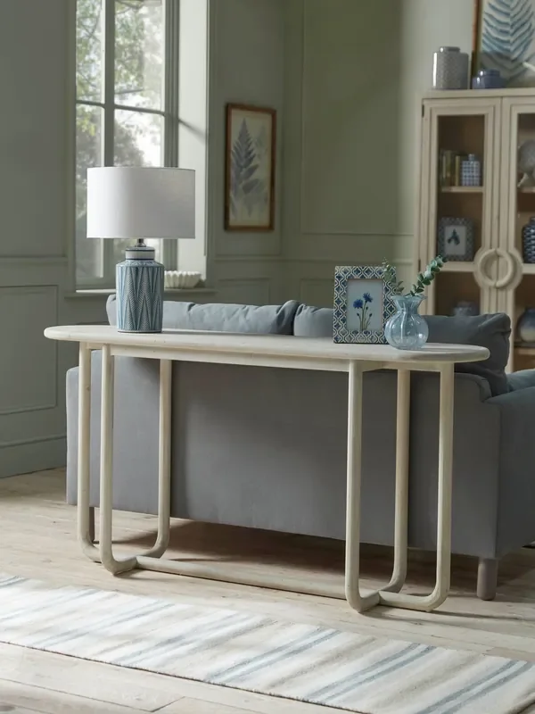 Cox & Cox Cream Bari Console Table