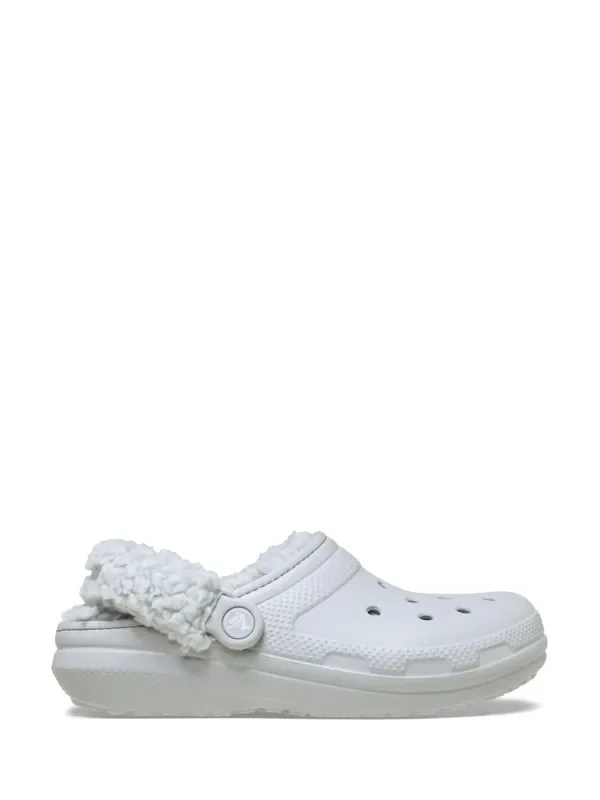 Crocs Grey Classic Fleece Lined Sandals