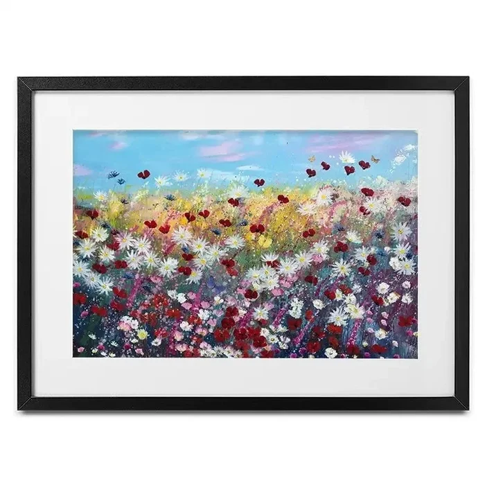 Dancing In The Breeze Framed Art Print