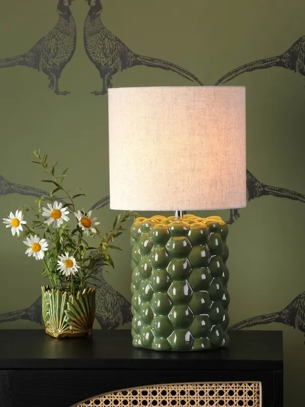 Dar Lighting Green Jayden Table Lamp